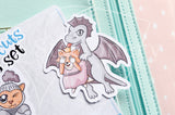 Happily Ever After Foxy die cuts - Fairy tale Foxy embellishments
