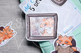 Foxy's cozy cabin die cuts - Rustic Foxy embellishments