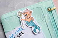 Foxy's deep sea die cuts - Mermaid Foxy embellishments