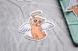 Angel Kitty die cuts - Kitty angel embellishments