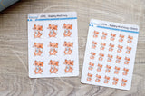 Happy mail Foxy functional planner stickers