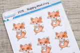 Happy mail Foxy functional planner stickers