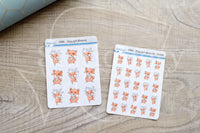 Foxy got stickers functional planner stickers