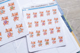 Foxy's planners, planning functional planner stickers