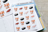 Foxy loves sushis functional planner stickers
