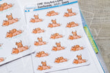 Foxy has a kitty - functionals VOL2. planner stickers