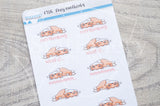 Foxy overthinks functional planner stickers
