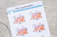Foxy brainfarts functional planner stickers