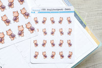 Foxy's backpack functional planner stickers
