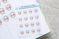 Survivor Foxy functional planner stickers