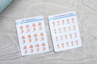 Semicolon Foxy functional planner stickers