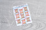 Foxy and Kitty vinyl top tabs - functional planner stickers - Foxy's Sassy End of the Year