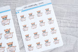 COVID Kitty functional planner stickers