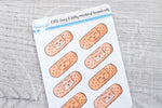 Foxy's & Kitty medical functional planner stickers - Bandaids