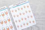 Foxy's & Kitty medical functional planner stickers - Perf