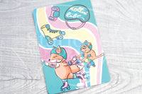 Keep rollin' Foxy clear laminated folder - Hobonichi weeks, original A6, cousin A5, B6 and quarter size planner pocket