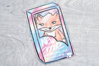 Foxy's Sassy End of the Year clear laminated folder - New me