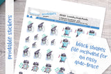 Trash panda laundry Printable Functional Stickers