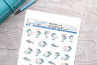 Shark week Printable Functional Stickers