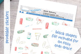 Stationery Printable Functional Stickers