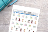 Snarky kitties Printable Functional Stickers