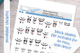 Happy Panda Printable Functional Stickers