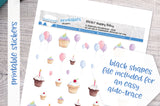 Happy BDAY Printable Functional Stickers