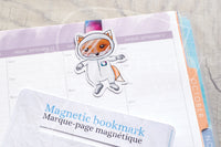 Foxtronaut Foxy magnetic bookmark, Foxy galaxy bookmark