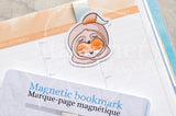 Slothy Foxy magnetic bookmark, Foxy sloth onesie bookmark