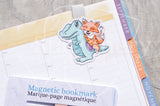Cavefox Foxy magnetic bookmark, Foxy dinosaur bookmark