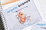 Unicorn tea time Foxy magnetic bookmark, Foxy unicorn bookmark