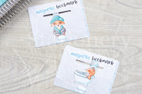 Foxy's spa magnetic bookmark, self care Foxy bookmark