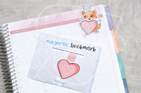 Love me Foxy magnetic bookmark, self love Foxy bookmark