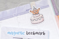 Foxy's B-day magnetic bookmark, birthday party Foxy bookmark