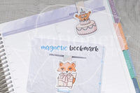 Foxy's B-day magnetic bookmark, birthday party Foxy bookmark