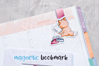 Foxy's library magnetic bookmark, books Foxy bookmark