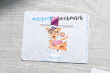Foxy's spooky lab magnetic bookmark, Foxy spooky bookmark