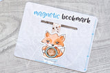 Brew it Foxy magnetic bookmark, Foxy coffee bookmark