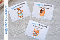 Brew it Foxy magnetic bookmark, Foxy coffee bookmark