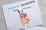 Pop art Foxy magnetic bookmark, artsy Foxy bookmark