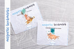 Foxy's sea turtles magnetic bookmark, ocean Foxy bookmark
