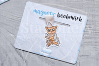 Foxy's PJ de soirée magnetic bookmark, party PJ Foxy bookmark