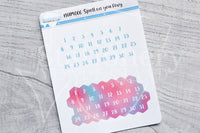 Spell on you Foxy functional number stickers