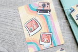 Foxy's instant memories hand-drawn journaling cards for memory planners 3x4"