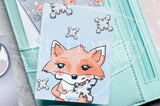 Foxy's winter treats hand-drawn journaling cards for memory planners 3x4"