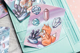 Foxy is such a gem hand-drawn journaling cards for memory planners 3x4"