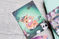 Foxy's spooky lab hand-drawn journaling cards for memory planners 3x4"