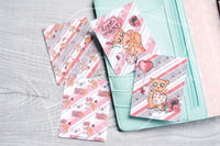 Gentlemeow kitty hand-drawn journaling cards for memory planners 3x4"