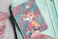 1920 Foxy hand-drawn journaling cards for memory planners 3x4"
