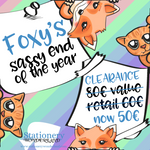 LAST CHANCE - 2020 Foxy's Sassy End of the Year - "Advent" Calendar READY TO SHIP